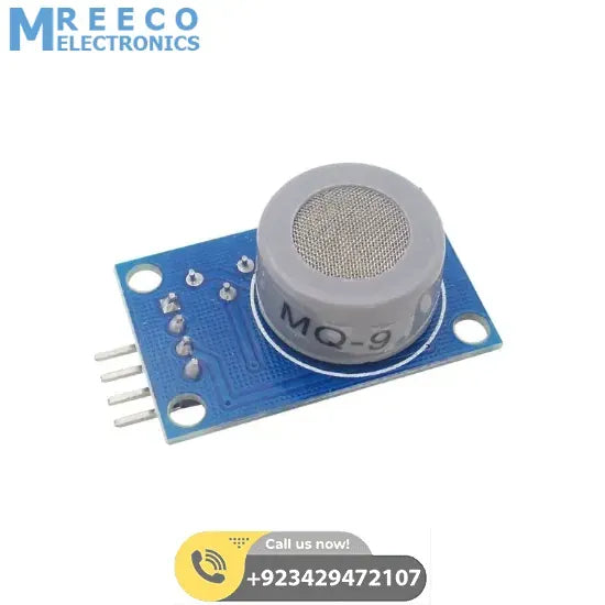 MQ9 Carbon Monoxide Methane and LPG Gas Sensor Module in Pakistan - Back View