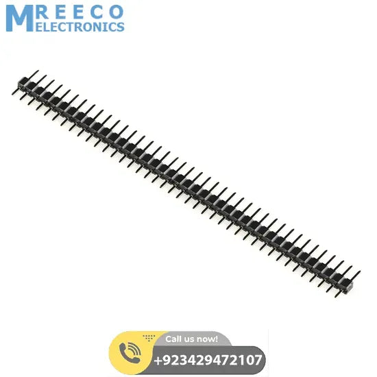 40 Pin 2mm Pitch Male Header In Pakistan - Front View
