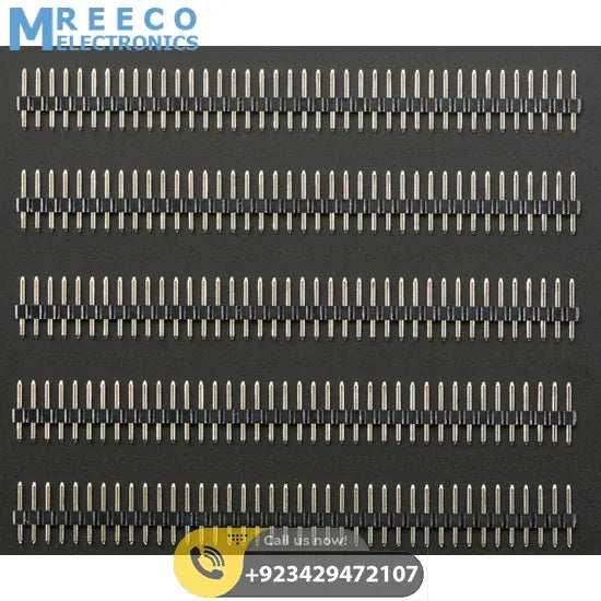 40 Pin 2mm Pitch Male Header In Pakistan - Back View