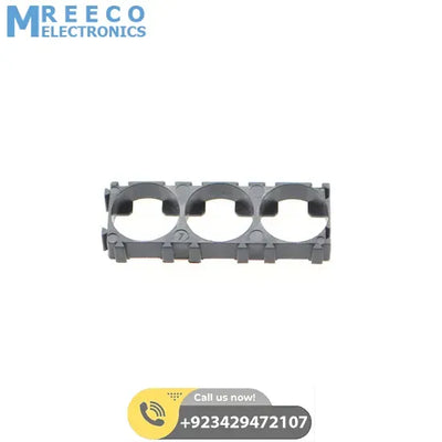 18650 lithium battery holder 3P - Side View