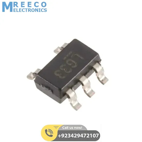 MIC5219 3.3v 5Pin Low Dropout Voltage Regulator in Pakistan - Front View