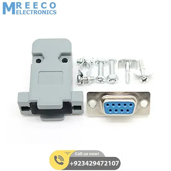 DB-9 DB9 RS232 Female Connector In Pakistan - Side View