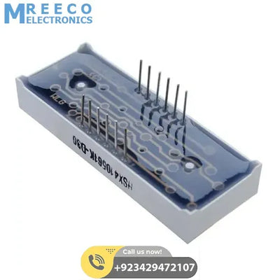 4 Digit 7 Segment Common Cathode LED Screen Display - Side View