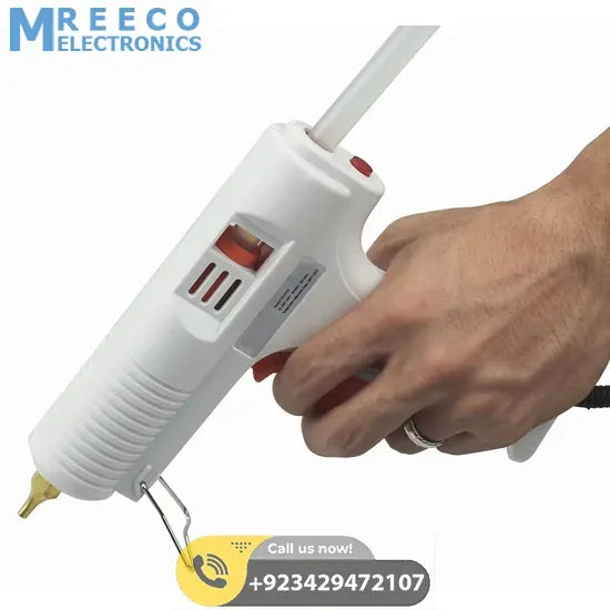 Adjustable Temperature Hot Glue Gun In Pakistan - Side View