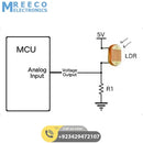 20mm LDR Sensor Light Dependent Resistor Sensor In Pakistan - Side View