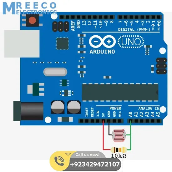 20mm LDR Sensor Light Dependent Resistor Sensor In Pakistan - Back View