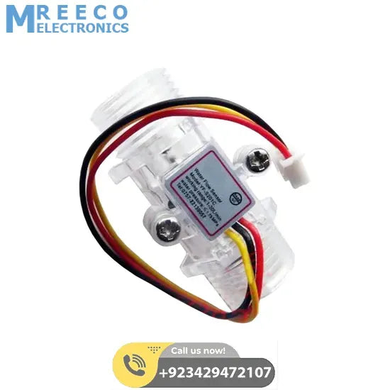 Water Flow sensor YF S201C - Top View