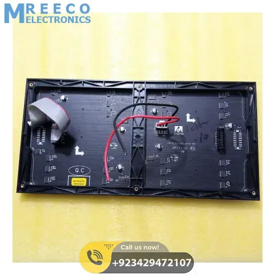 P5 Indoor LED Panel Digital Screen Module 320x160mm 64x32 Dots Pixel RGB Full Color LED Advertising Board - Bottom View