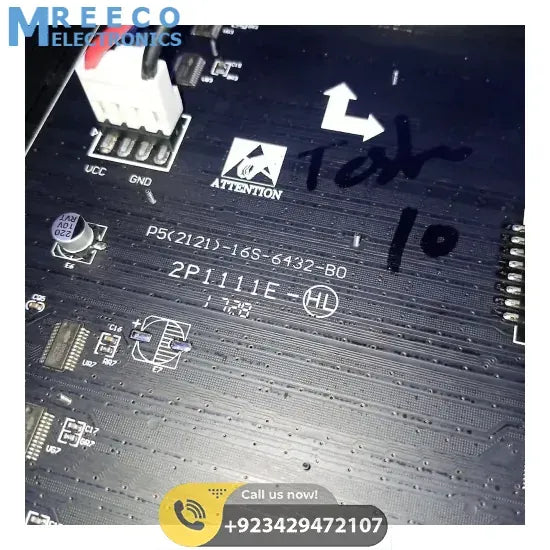 P5 Indoor LED Panel Digital Screen Module 320x160mm 64x32 Dots Pixel RGB Full Color LED Advertising Board - Angle View