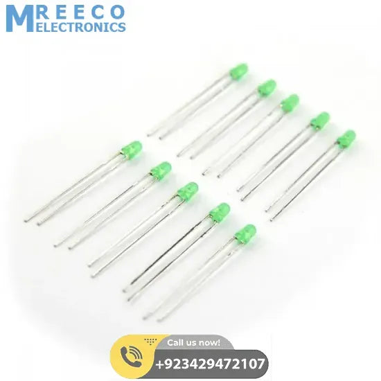 3mm Green LED - Side View