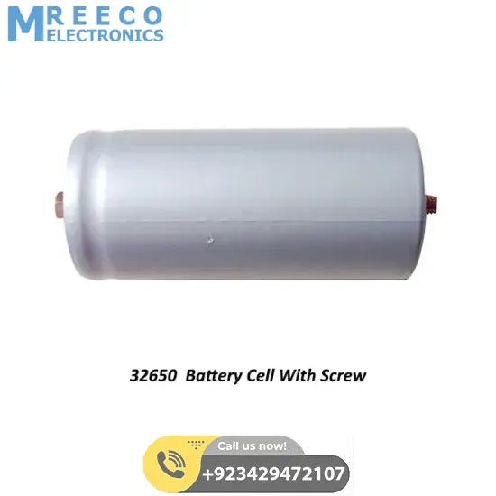 Rechargeable Li-ion battery 32650 3.2V 5000mah LiFePO4 Battery 5C Lithium Phosphate Battery - Front View