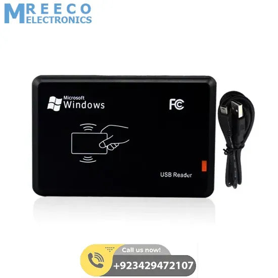 JT308 125KHz USB Proximity Sensor Smart RFID ID Card Reader - Front View