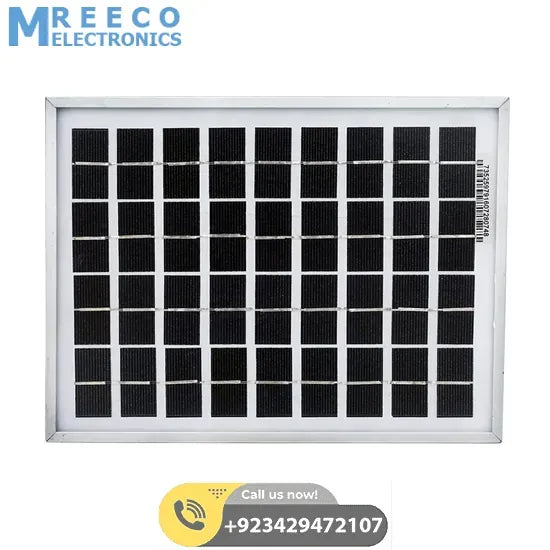 10W Solar Panel 18 Volt Pv Solar Module Solar Cell Panel In Pakistan - Front View