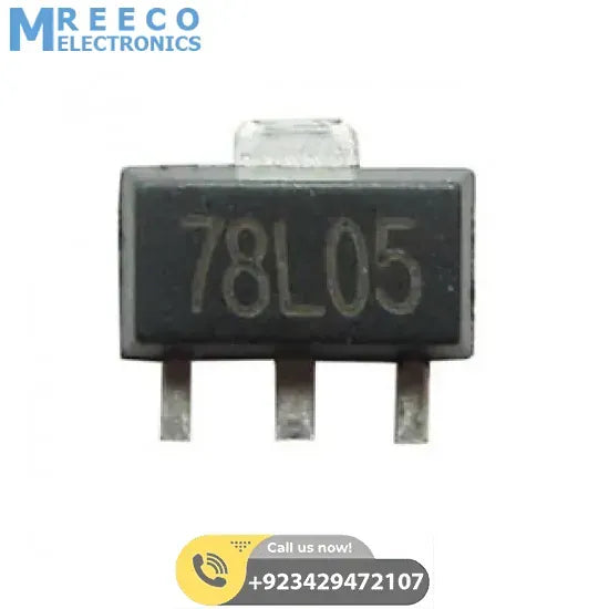 78L05 SMD Voltage Regulator In Pakistan SOT89 - Front View