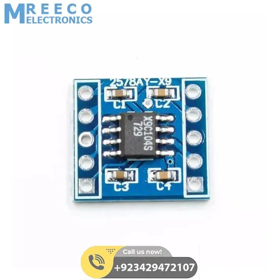 X9C104 100k Digital Potentiometer Module Controllable Resistor For Arduino - Back View