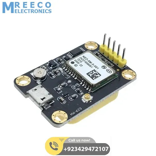 GY-GPS6MV2 NEO-6M GPS Module - Side View