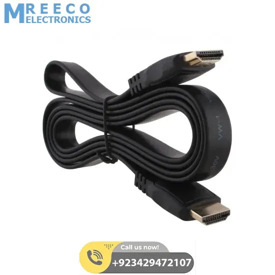 HDMI to HDMI Cable High-Quality HDMI Cable Male to Male Type A To Type A - Front View