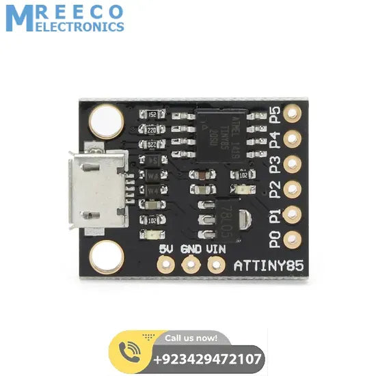 Micro USB Digispark ATTINY85 Mini USB Development Board - Front View