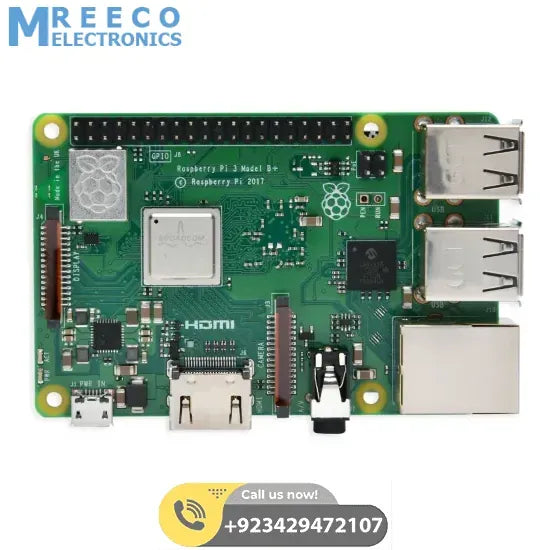 Raspberry Pi 3 Model B+ In Pakistan Raspberry Pi 3 B+ - Front View
