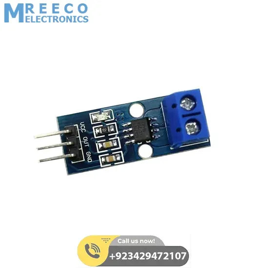 20A range Current Sensor Module ACS712 in Pakistan - Back View