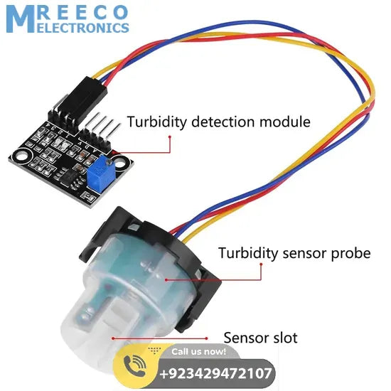 Gravity Arduino Analog Turbidity Sensor In Pakistan - Front View