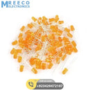 5mm Orange LED Lights - Top View