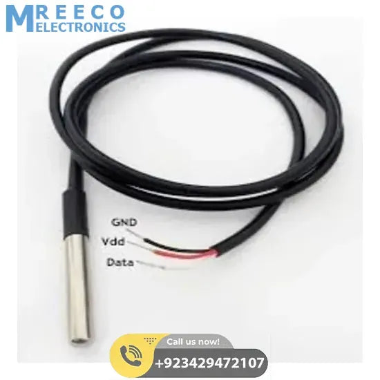Waterproof LM35 Temperature Sensor - Back View