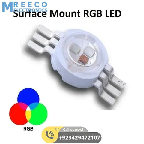 Surface Mount RGB SMD LED - Front View