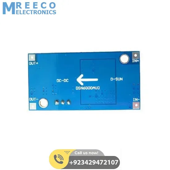 Automatic Buck Boost Convertor Module XL6009 - Back View
