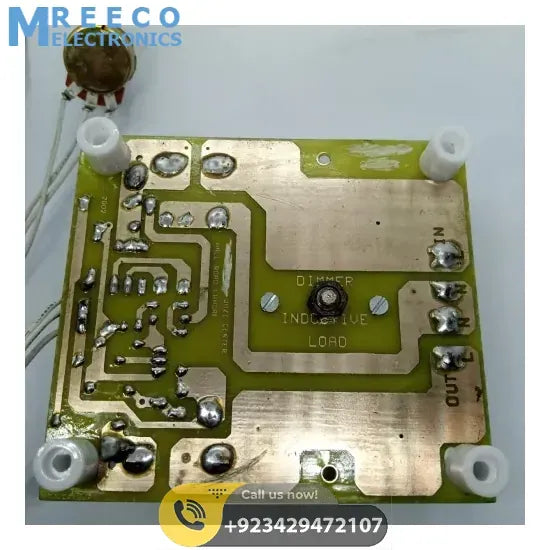 0 To 5000W Adjustable AC Dimmer AC Heater Controller - Back View