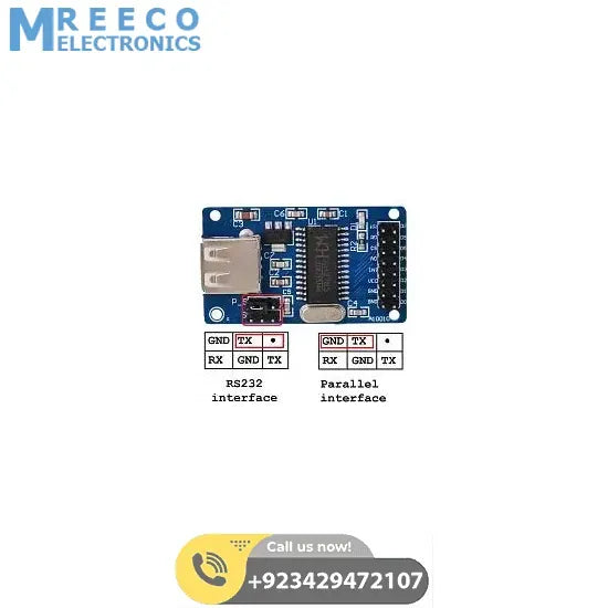 Arduino Disk Read-write Module USB Flash Disk For Arduino CH376S - Side View