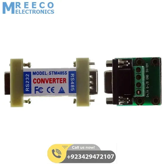 Bi directional Communication data RS232 To RS485 Serial Converter STM485S - Angle View