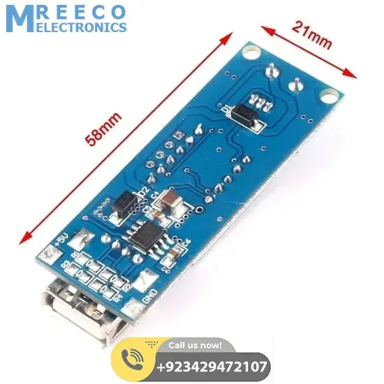 DC To DC 2A USB Charger 4.5-40V To 5V Step-down Buck Converter Voltmeter Module - Angle View