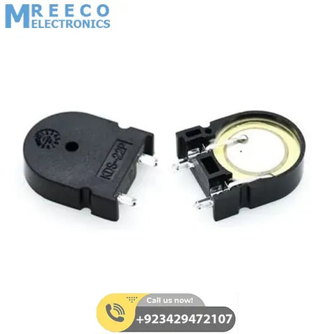 KDS-22P Piezo Buzzer U Shaped Audio Indicator 22mm X 7.0mm - Front View
