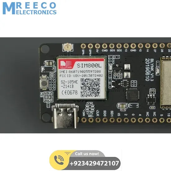 T-Call V1.3 ESP32 SIM800L GSM Module - Back View