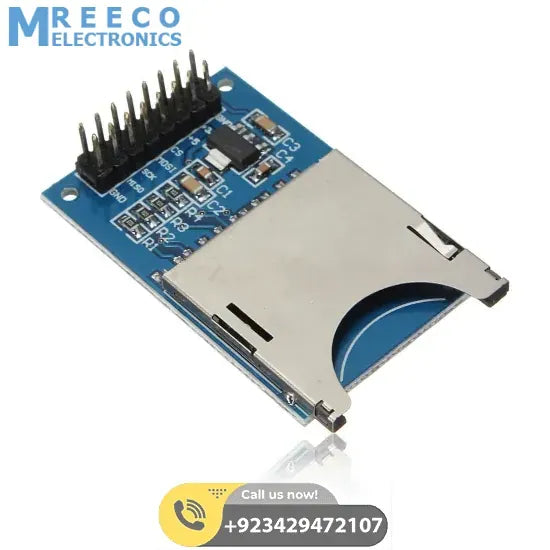 SD Card Reading Writing Module for Arduino - Front View