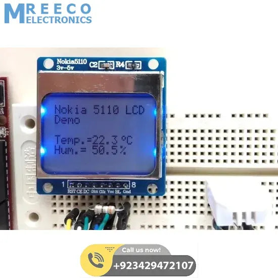 Nokia 5110 Monochrome Display Screen - Back View