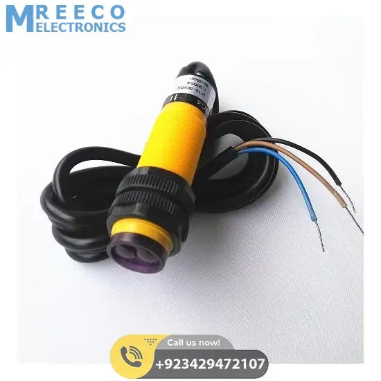 E3F-DS30C4 Infrared Proximity Sensor - Front View