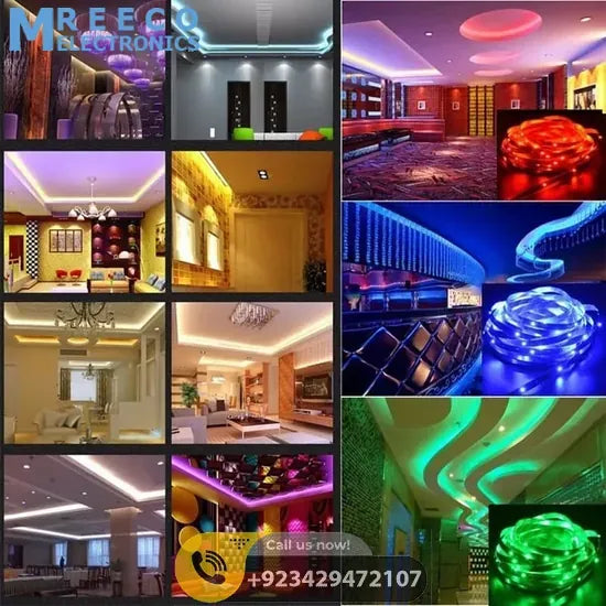 5V 5Meter Addressable LEDs Strip WS2812B - Top View