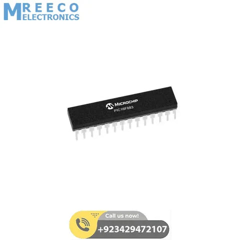 Dell Microcontroller PIC16F883 DIP 28 - Front View