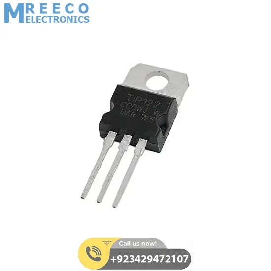 TIP122 NPN Darlington transistor - Front View