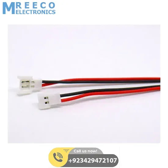 Mini Micro JST2.0 LOSI 2.0MM 2-Pin Connector plug male female with Wire In Pakistan - Front View