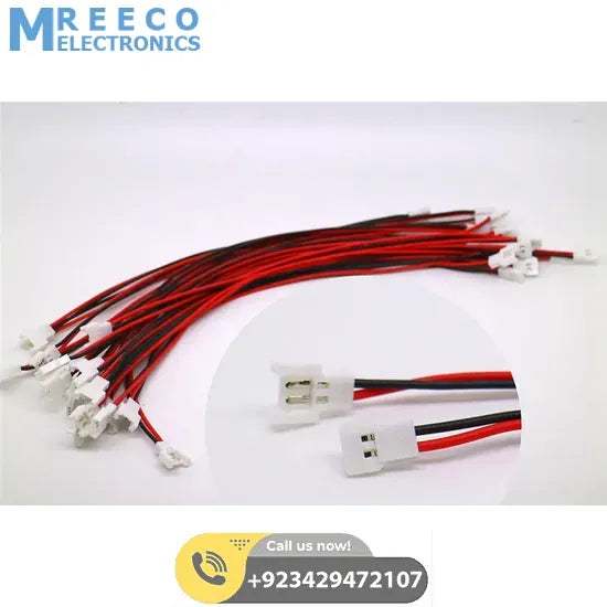 Mini Micro JST2.0 LOSI 2.0MM 2-Pin Connector plug male female with Wire In Pakistan - Back View