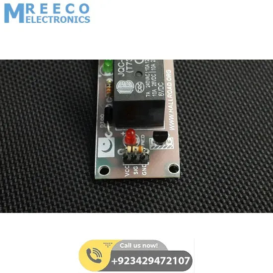 1 Channel Relay Module For Arduino Raspberry pi , Nodemcu Relay Module Esp8266 Relay Module in Pakistan - Side View