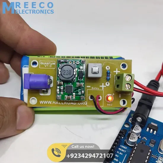 Rechargeable 7.4V Battery Pack For Arduino And Robot Power Supply With Charger - Display View