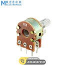 Dual Stereo Volume Type Variable Resistor Potentiometer - Back View