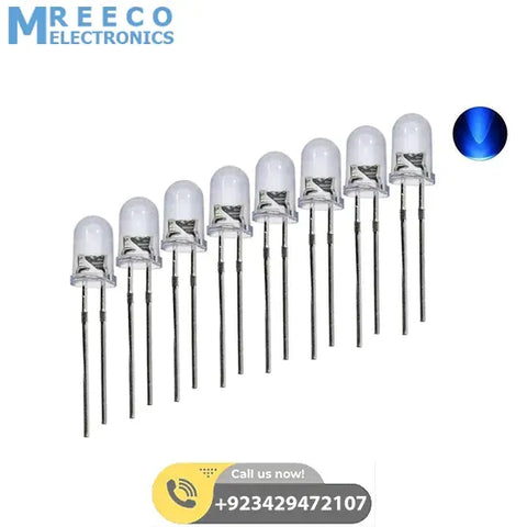 5mm Blue LED In pakistan - Front View