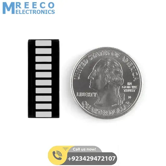 10 Segment LED Bar Graph Red - Side View