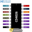 CD4026 4026 Johnson Decade Counter IC - Side View