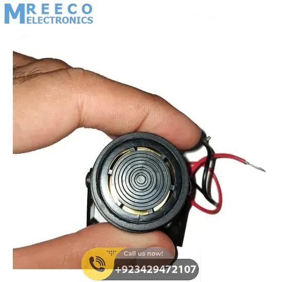 Electronic Buzzer Beep Alarm 5V to 12V - Back View